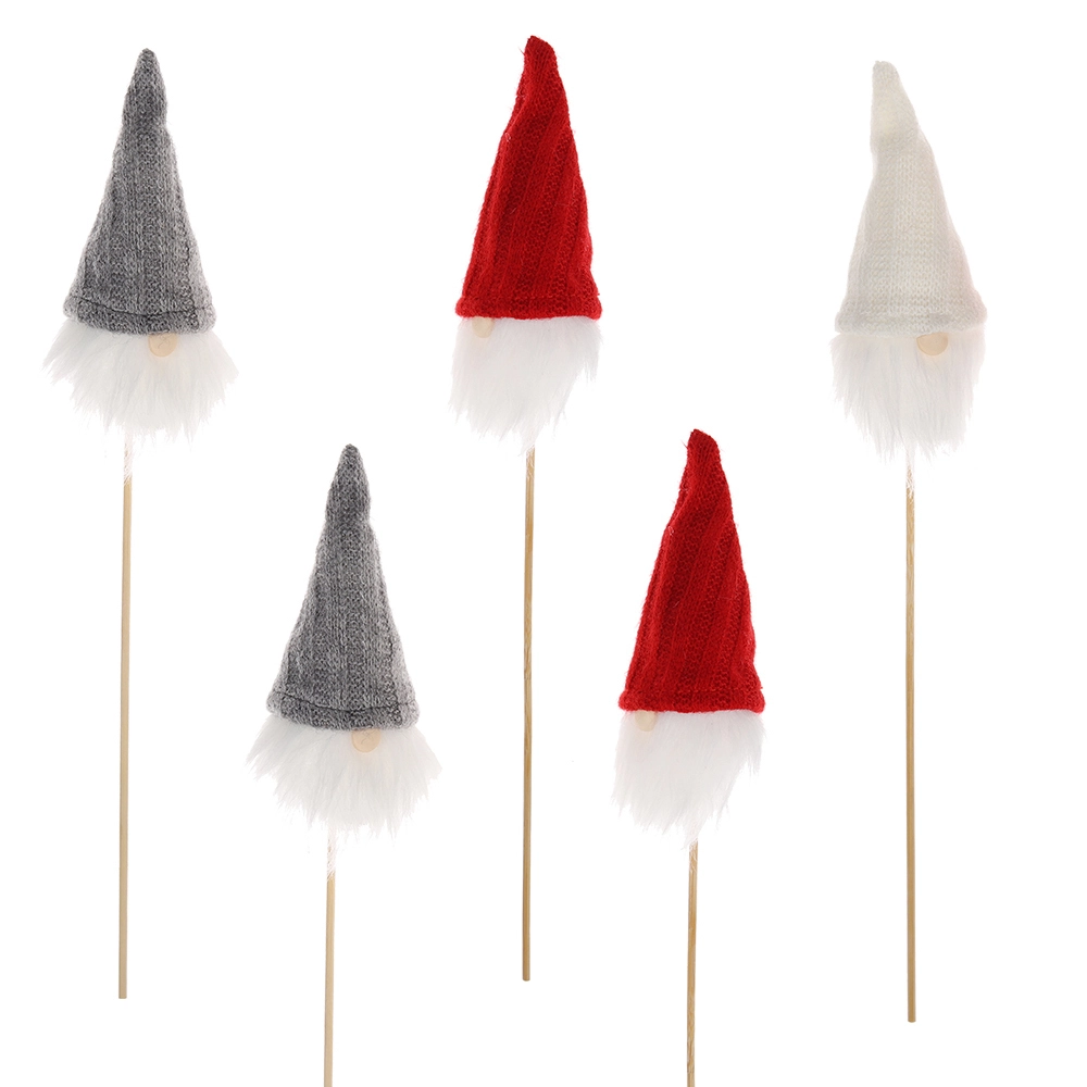 Gnomos navideños, gnomos de peluche suecos, elfos de Papá Noel y adornos colgantes para el árbol de Navidad. 1