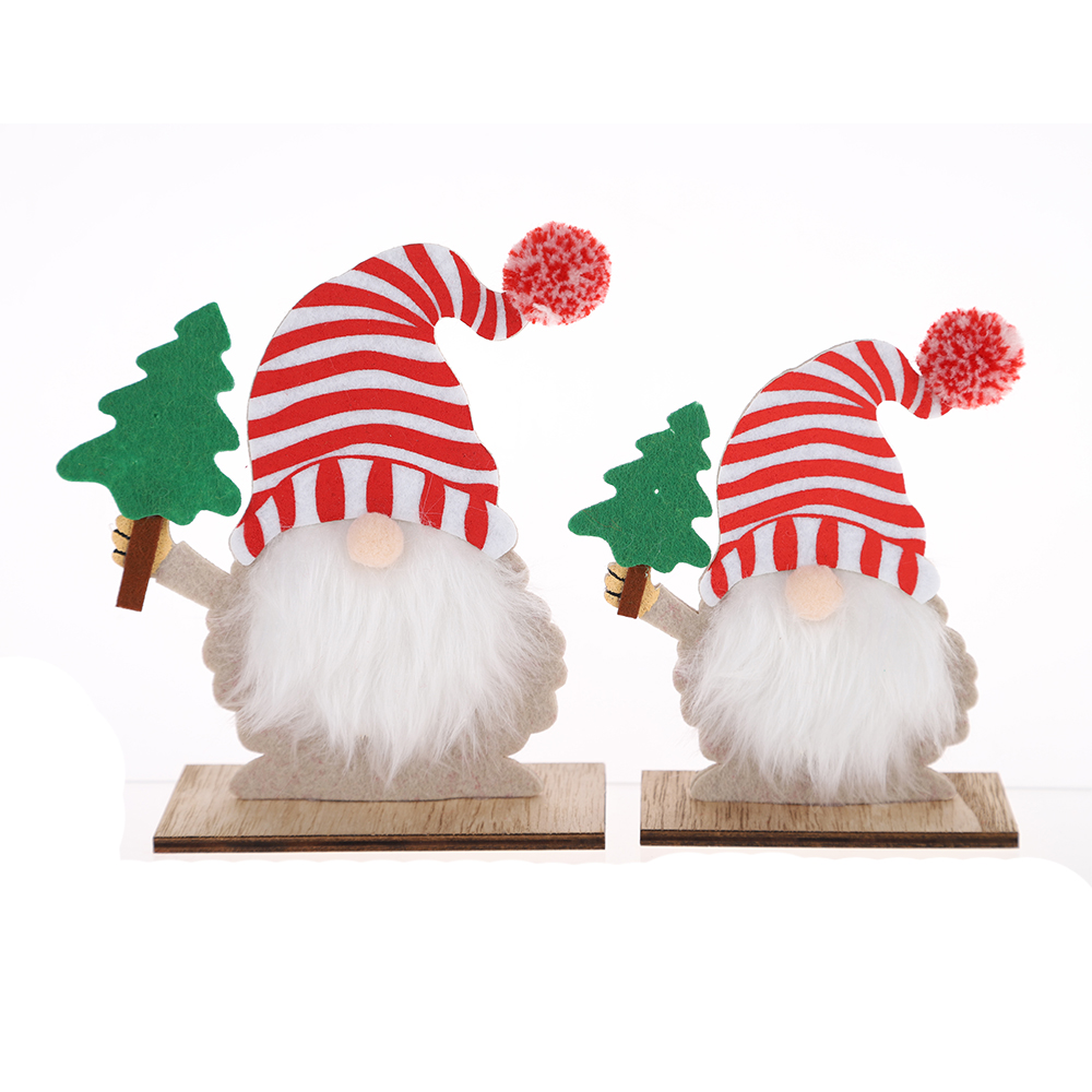 2023 holz Gnomes Santa Weihnachten Geschenk Set Tabletop Decor Weihnachten Dekorationen Lieferungen 3