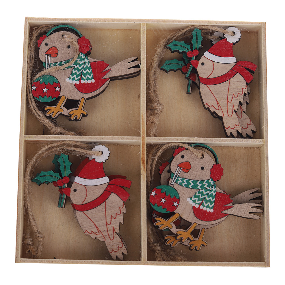 Fabrik Preis 4 PCS/SET Weihnachtsbaum Anhänger Großhandel-Tangchen 2