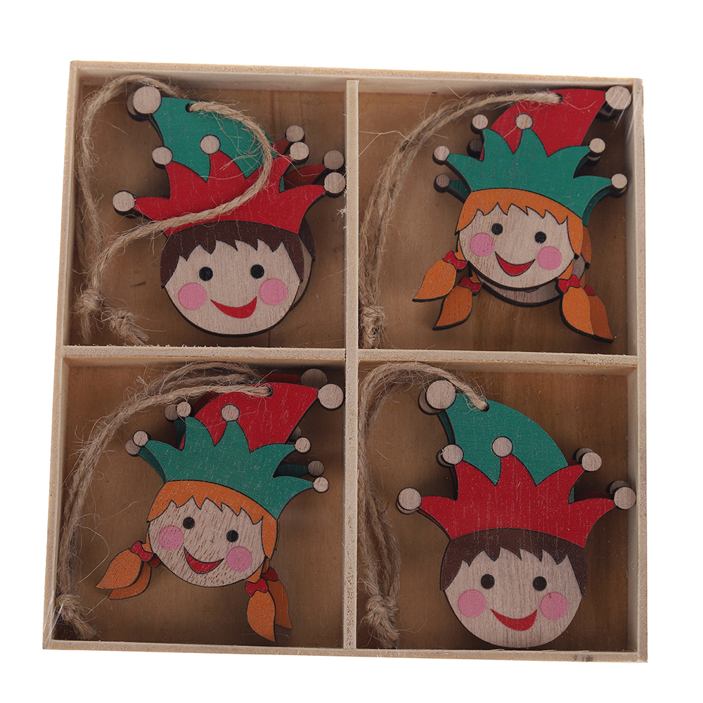 Fabrik Preis 4 PCS/SET Weihnachtsbaum Anhänger Großhandel-Tangchen 5