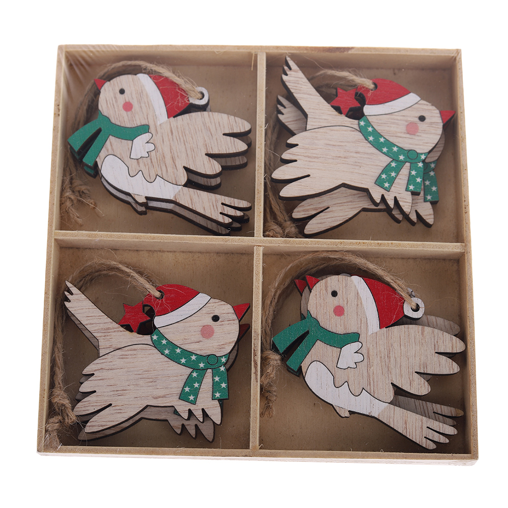 Fabrik Preis 4 PCS/SET Weihnachtsbaum Anhänger Großhandel-Tangchen 4