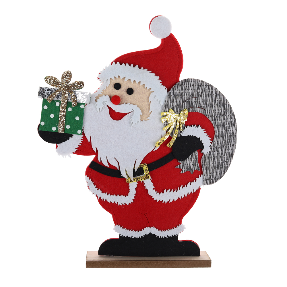 Stehender roter Weihnachtsmann Ornament Dekoration Weihnachtsdekorationen Weihnachtsfeiertagsfest 2