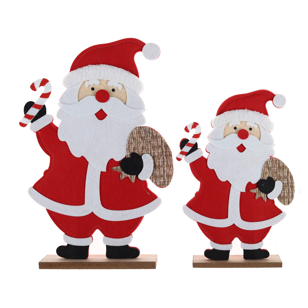 Stehender roter Weihnachtsmann Ornament Dekoration Weihnachtsdekorationen Weihnachtsfeiertagsfest 1