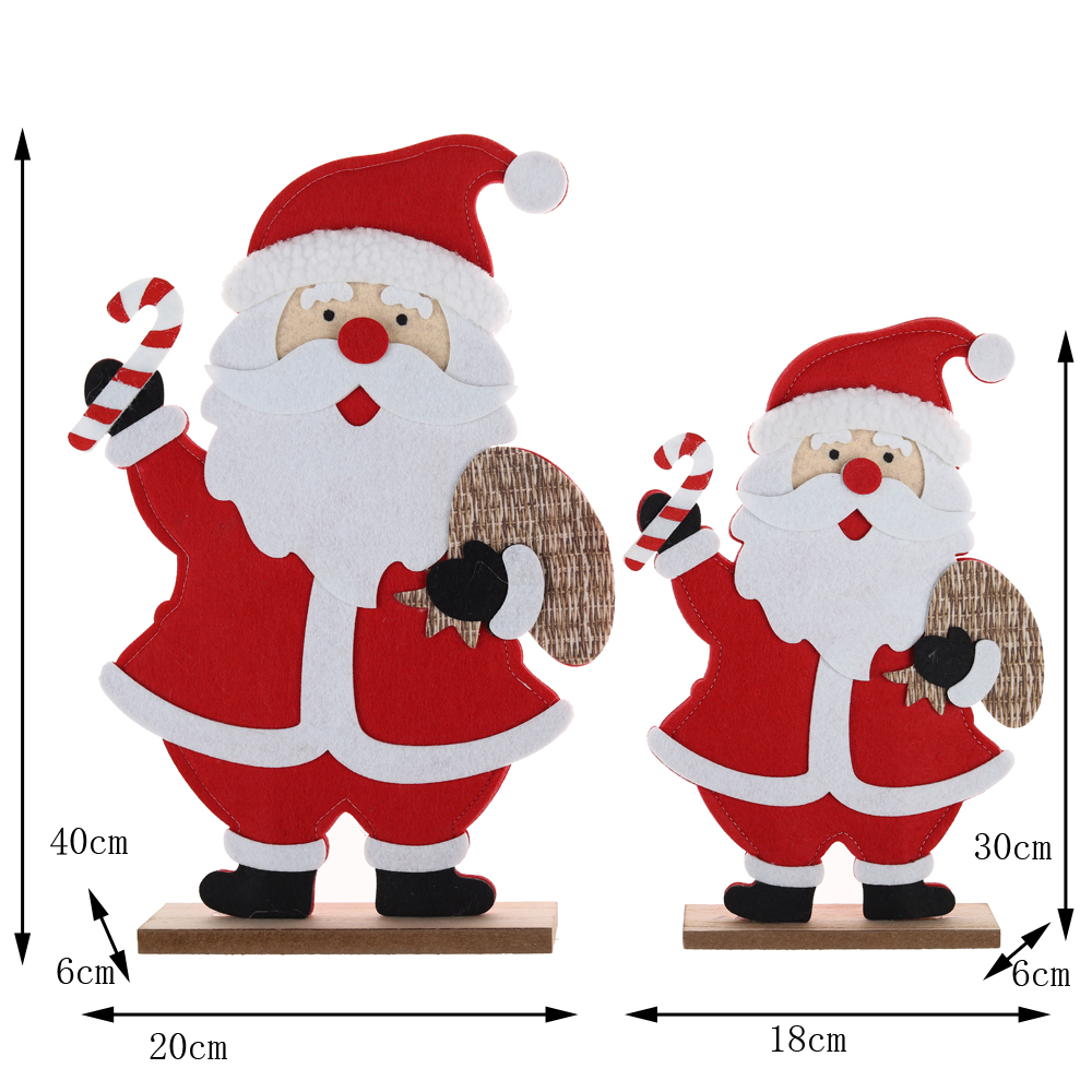 Stehender roter Weihnachtsmann Ornament Dekoration Weihnachtsdekorationen Weihnachtsfeiertagsfest 9