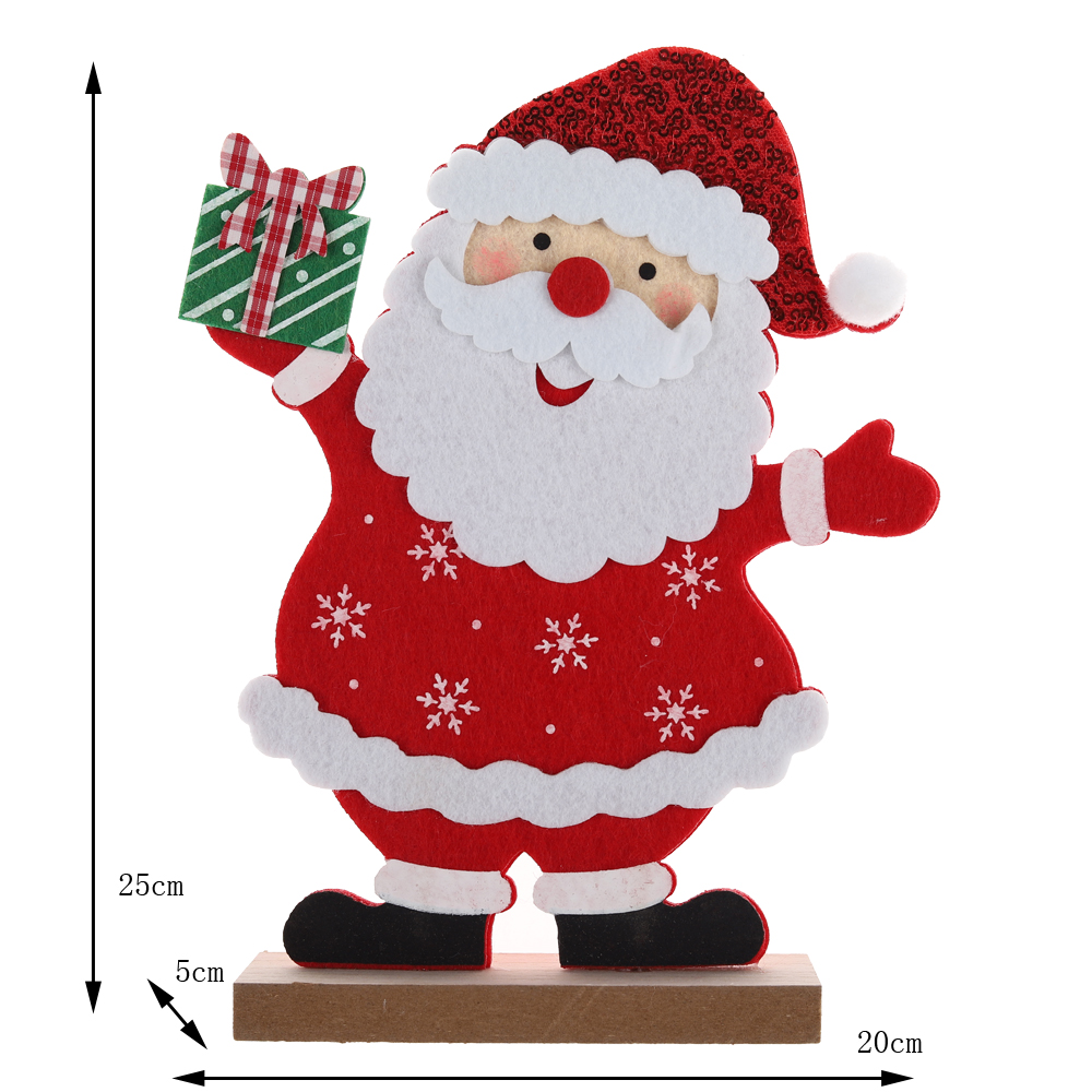 Stehender roter Weihnachtsmann Ornament Dekoration Weihnachtsdekorationen Weihnachtsfeiertagsfest 8