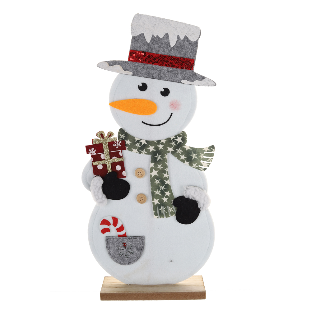 Weihnachtsdekoration, stehender Schneemann, für Hof und Garten, für drinnen und draußen, Winterurlaub, Weihnachtsdekoration 2