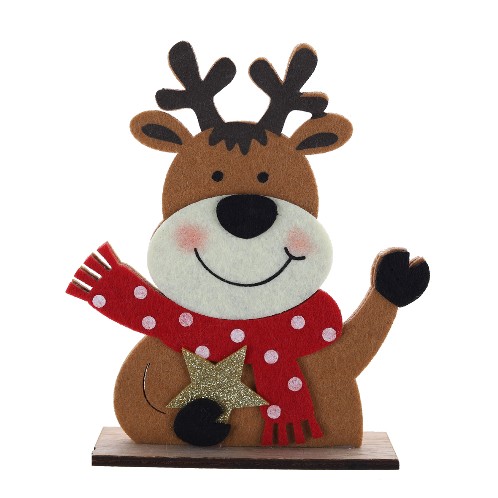 Stehende Tischdekoration Rentier Weihnachten Indoor Rustikales Hirsch Schreibtisch Dekor 5