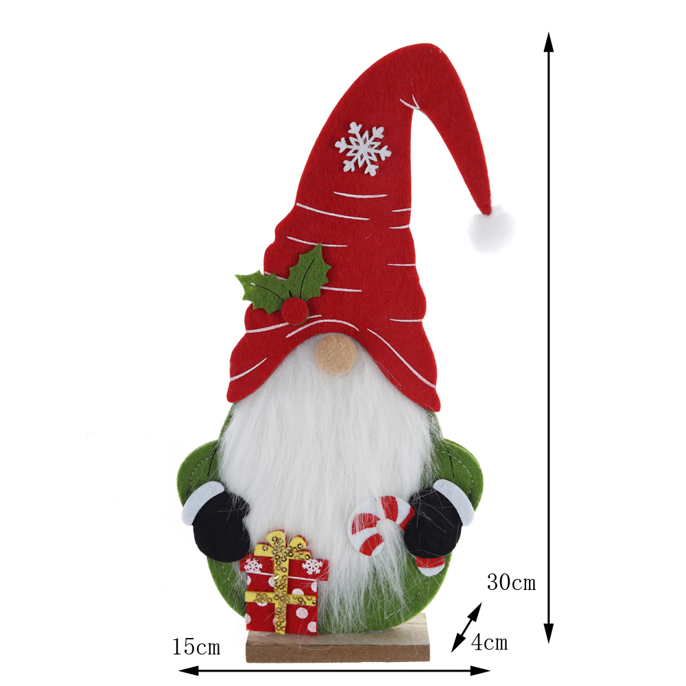 Fabrikpreis Weihnachten Holz Gnome Dekoration Großhandel-Tangchen 2