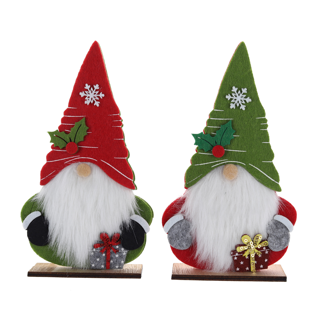 Fabrikpreis Weihnachten Holz Gnome Dekoration Großhandel-Tangchen 3