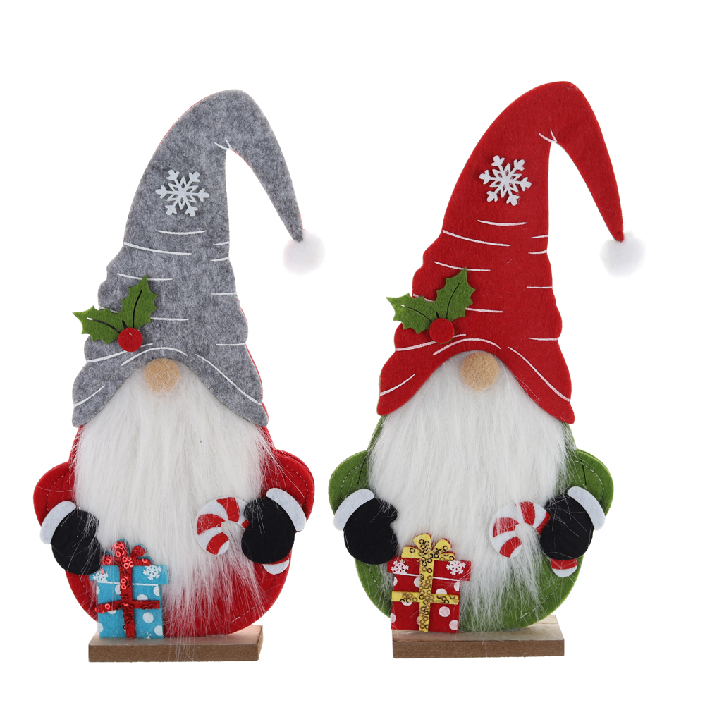 Fabrikpreis Weihnachten Holz Gnome Dekoration Großhandel-Tangchen 6