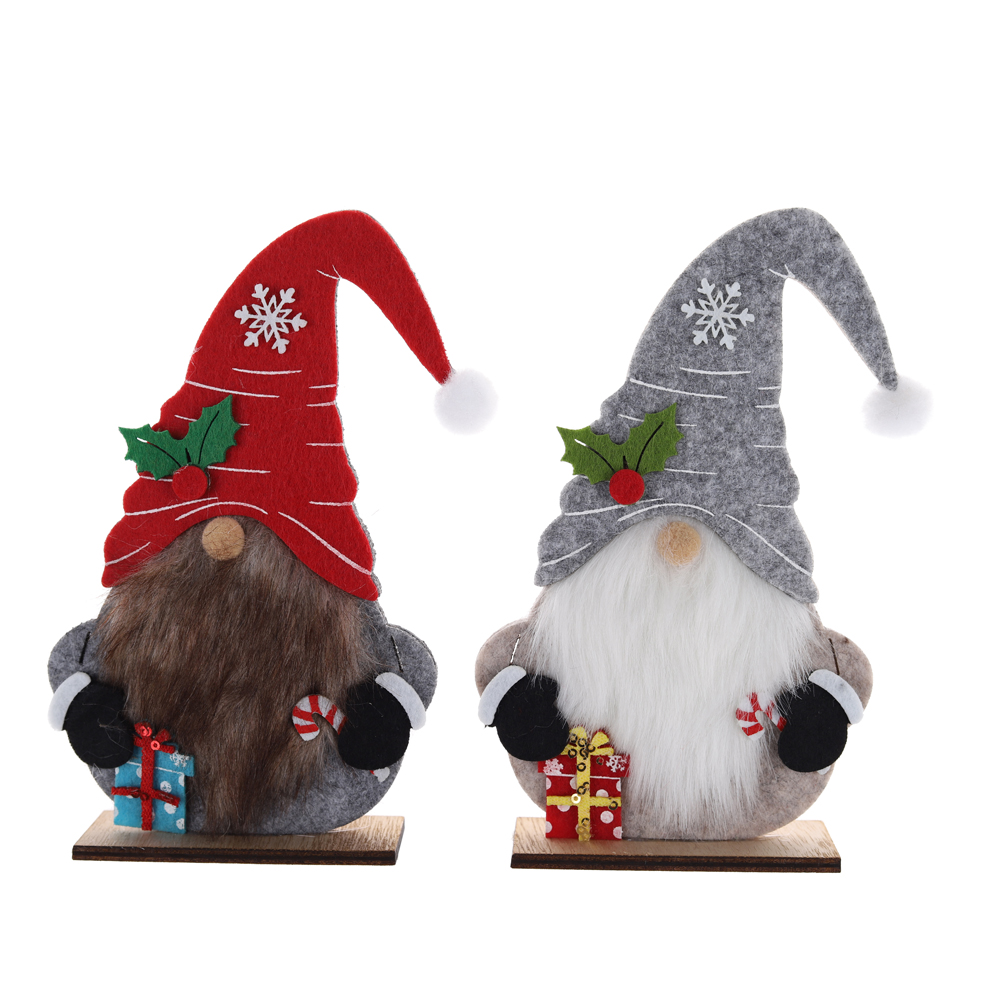 Fabrikpreis Weihnachten Holz Gnome Dekoration Großhandel-Tangchen 4