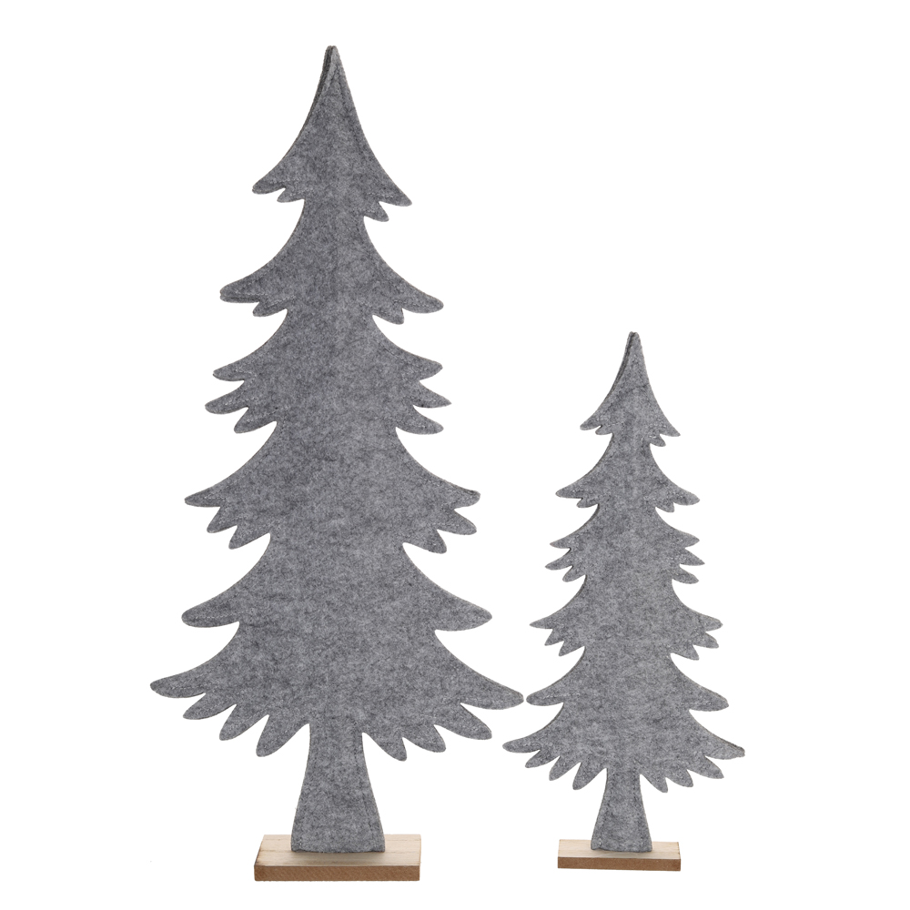 Großhandel DIY Filz Weihnachtsbaum Set Kinder Weihnachten Home Zimmer Tischplatte Baum Ornamente 2