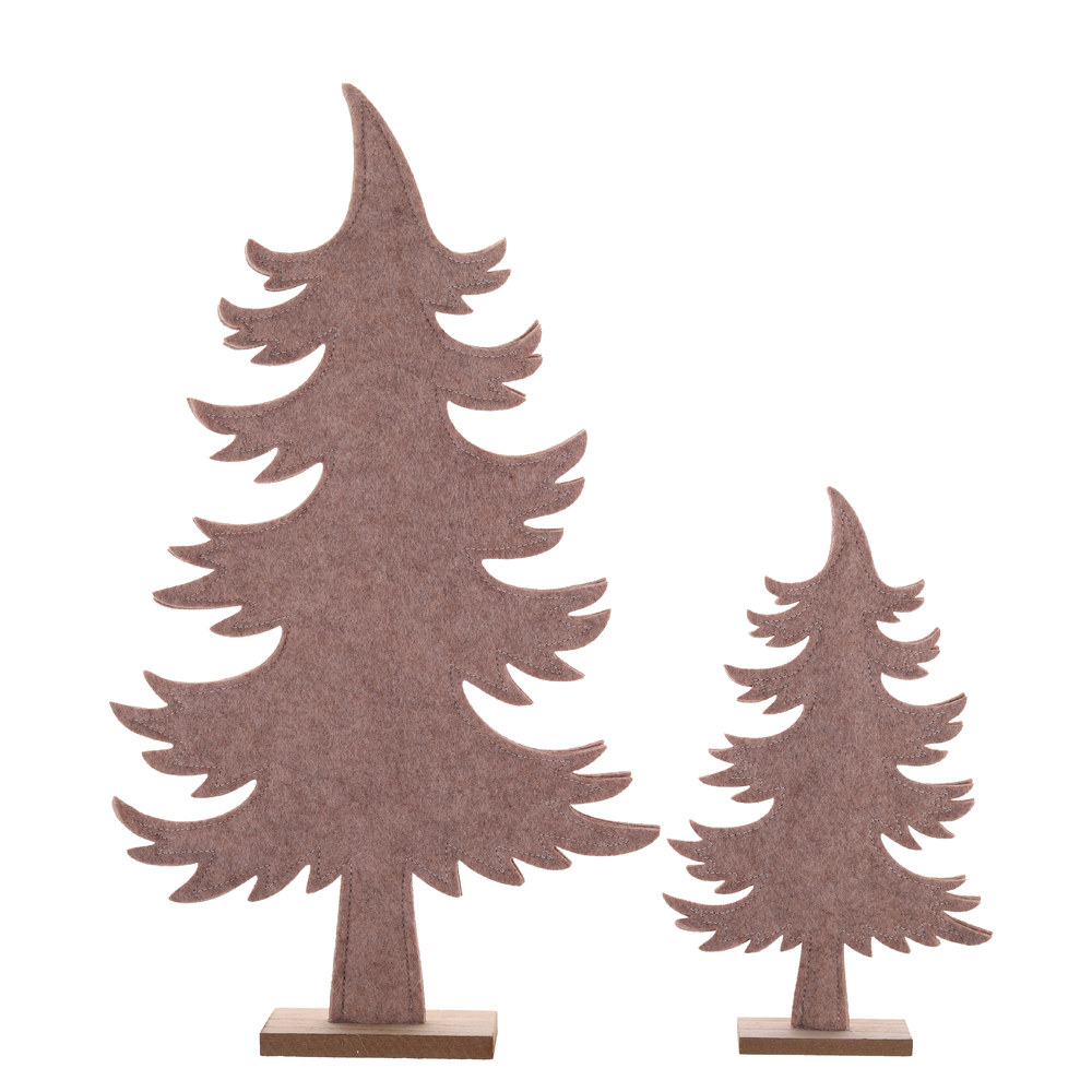 Großhandel DIY Filz Weihnachtsbaum Set Kinder Weihnachten Home Zimmer Tischplatte Baum Ornamente 4