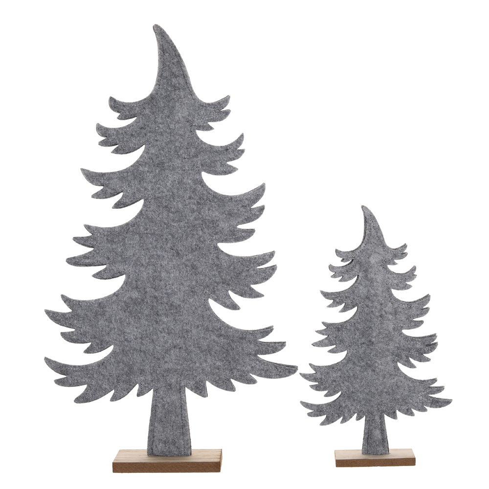 Großhandel DIY Filz Weihnachtsbaum Set Kinder Weihnachten Home Zimmer Tischplatte Baum Ornamente 5