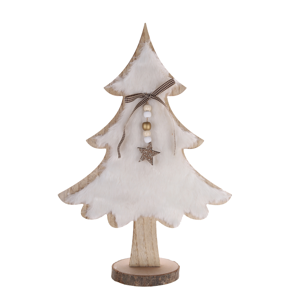 Bestpreis Weihnachten holz baum Tisch dekorationen Lieferant-Tangchen 3