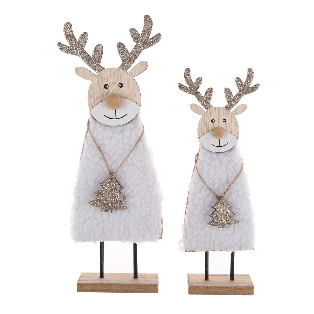 Fabrikpreis Weihnachten handgemachte Rentier Dekoration Tischdekorationen Filz Hirsch Großhandel-Tangchen 1
