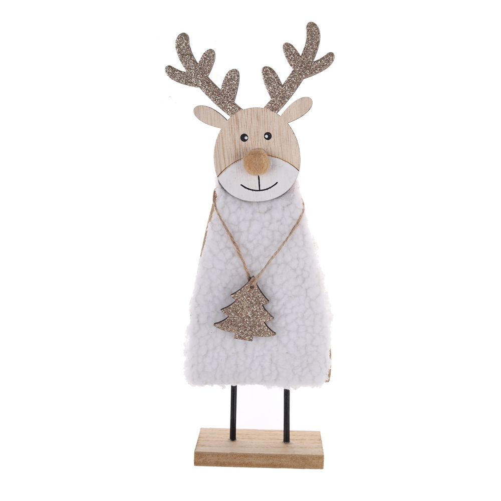 Fabrikpreis Weihnachten handgemachte Rentier Dekoration Tischdekorationen Filz Hirsch Großhandel-Tangchen 3