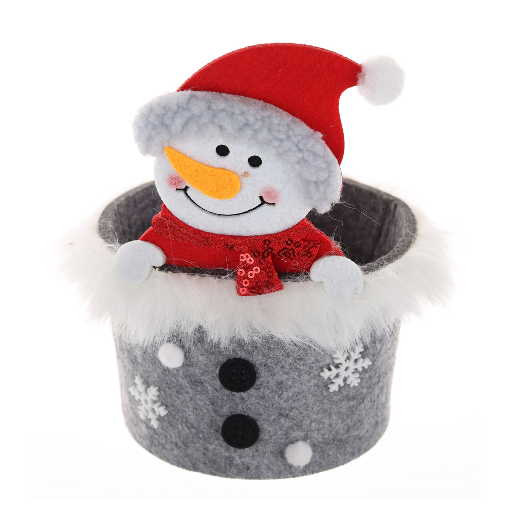 Proveedor de cestas de regalo navideñas con forma de muñeco de nieve a precio de fábrica - Tangchen 1