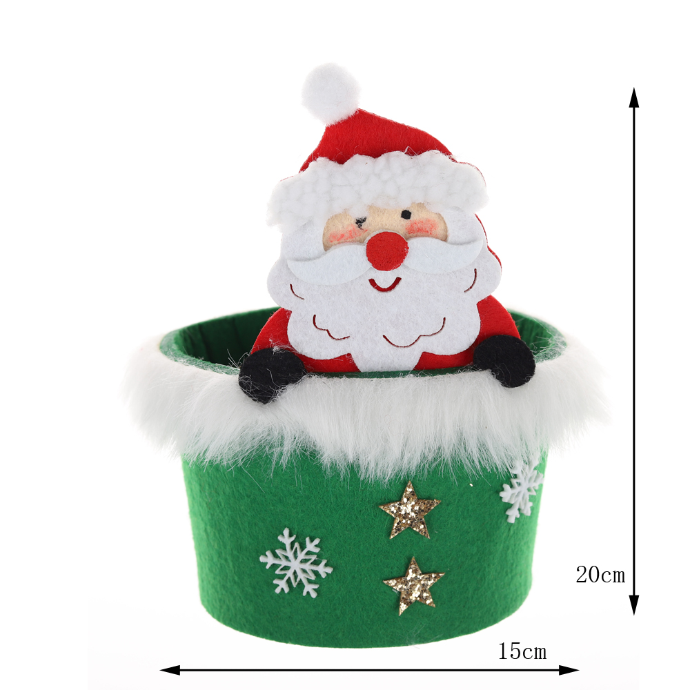 Proveedor de cestas de regalo navideñas con forma de muñeco de nieve a precio de fábrica - Tangchen 3