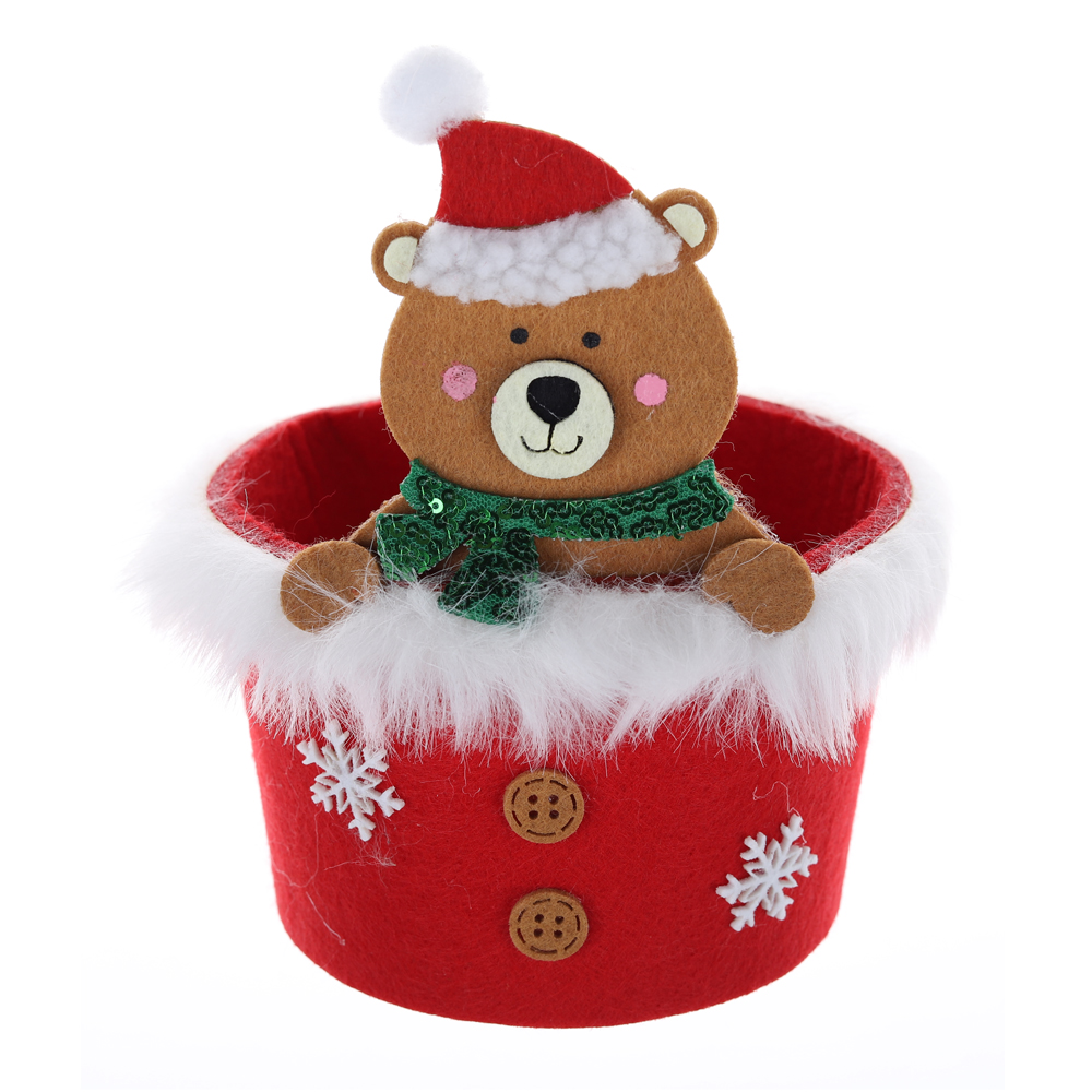 Proveedor de cestas de regalo navideñas con forma de muñeco de nieve a precio de fábrica - Tangchen 4