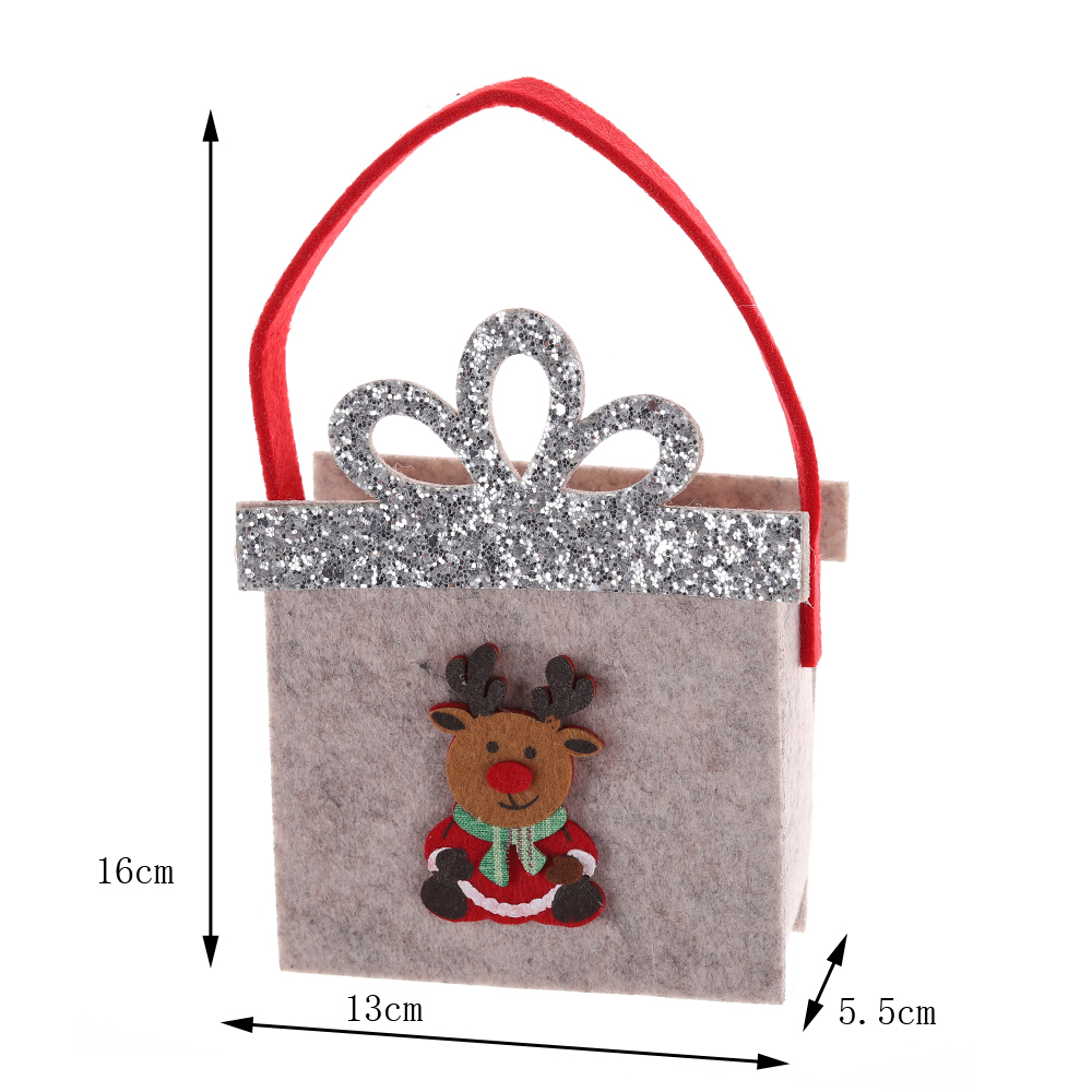 Weihnachten Weihnachtsmann Korb Griff Taschen OEM mit gutem Preis-Tangchen 3