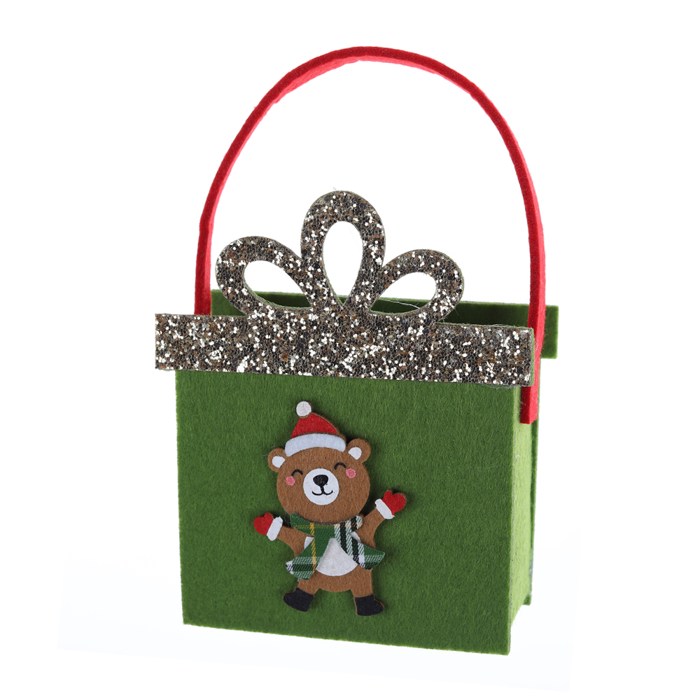Weihnachten Weihnachtsmann Korb Griff Taschen OEM mit gutem Preis-Tangchen 4