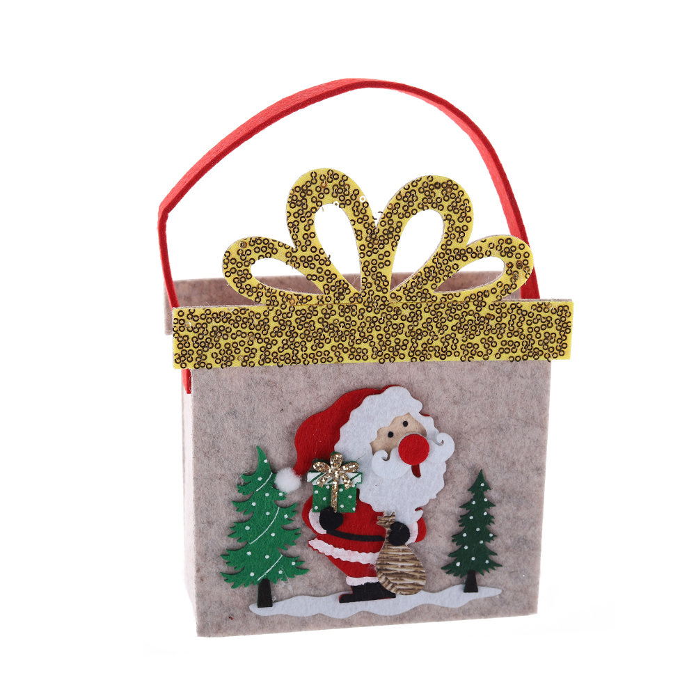 Weihnachten Weihnachtsmann Korb Griff Taschen OEM mit gutem Preis-Tangchen 8