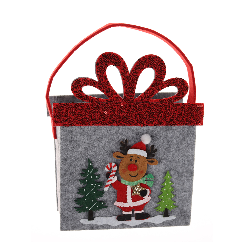 Weihnachten Weihnachtsmann Korb Griff Taschen OEM mit gutem Preis-Tangchen 9