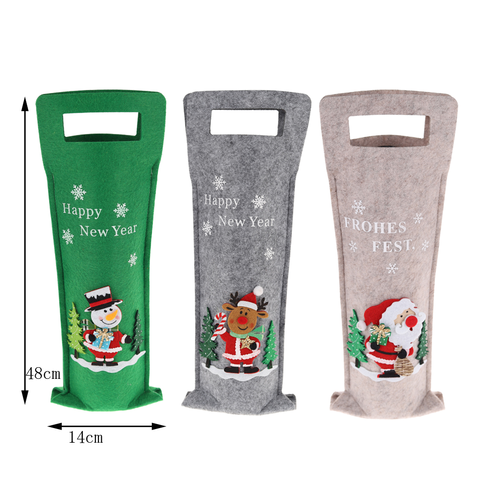 Top Quality Christmas wine bottle bag Wholesale-Tangchen 8