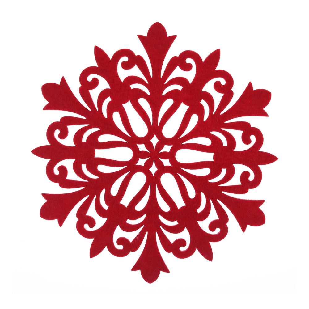 Mantel individual navideño de alta calidad con forma de copo de nieve a buen precio - Tangchen 1