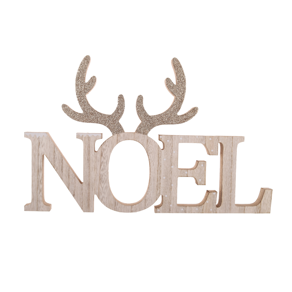 Adorno navideño de madera para mesa, diseño de reno, OEM, buen precio - Tangchen 6