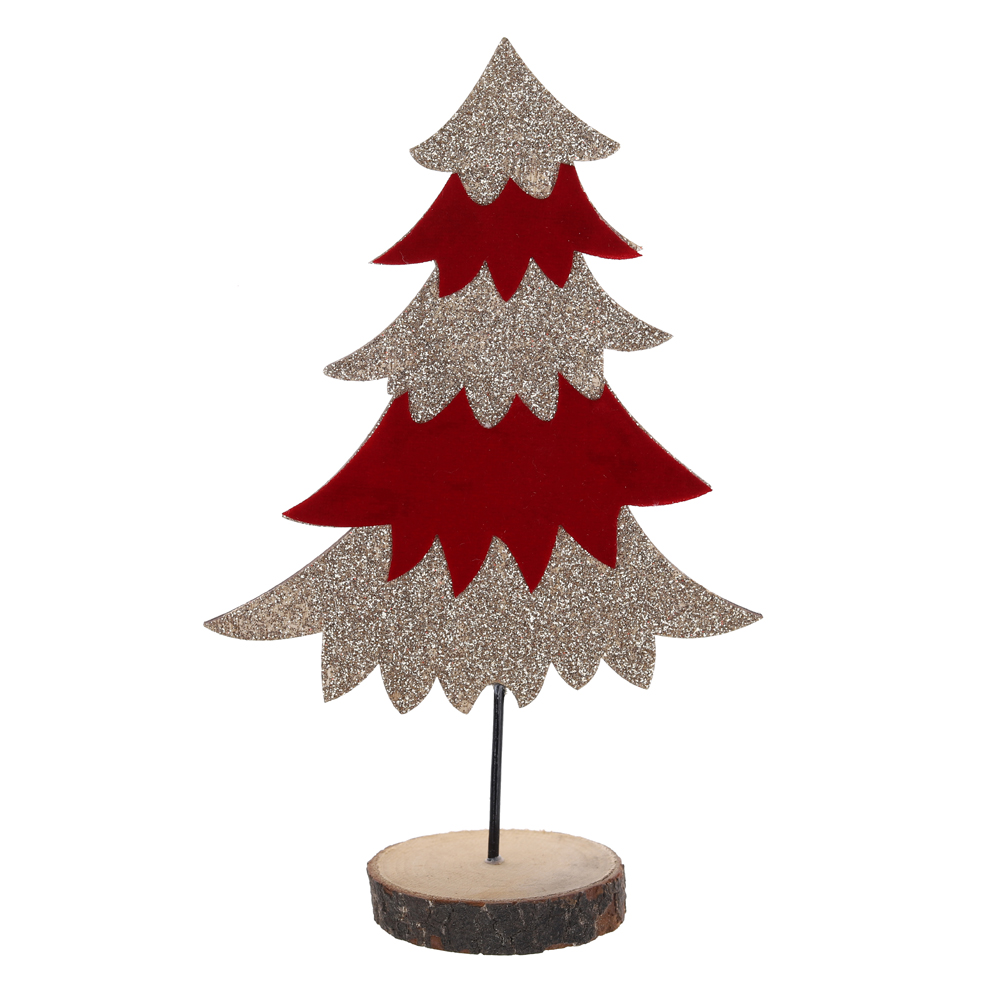 Beste Qualität Rote Weihnachtsbaum-Tischdekoration Oem-Tangchen 1