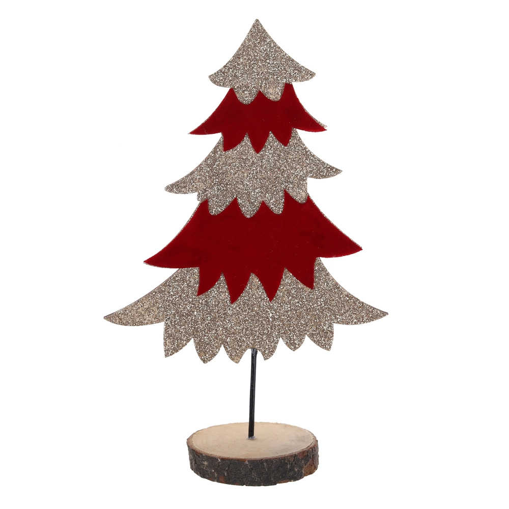 Decoración de mesa para árbol de Navidad rojo de la mejor calidad OEM-Tangchen 1