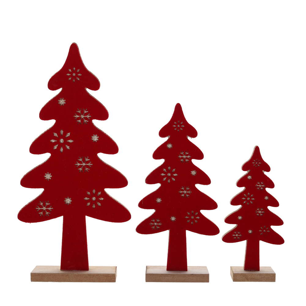 Beste Qualität Rote Weihnachtsbaum-Tischdekoration Oem-Tangchen 2