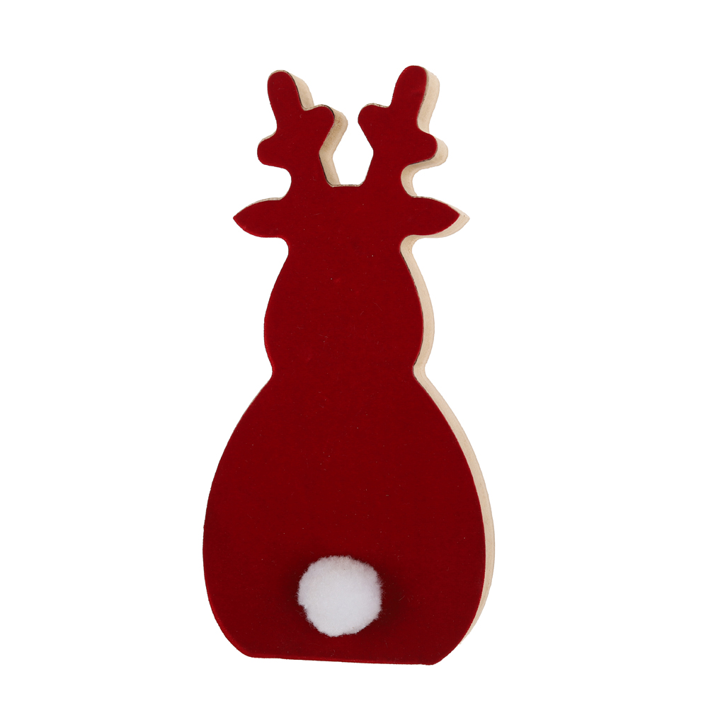 OEM Weihnachten Holz Rentier Tischdekoration Fabrikpreis-Tangchen 8