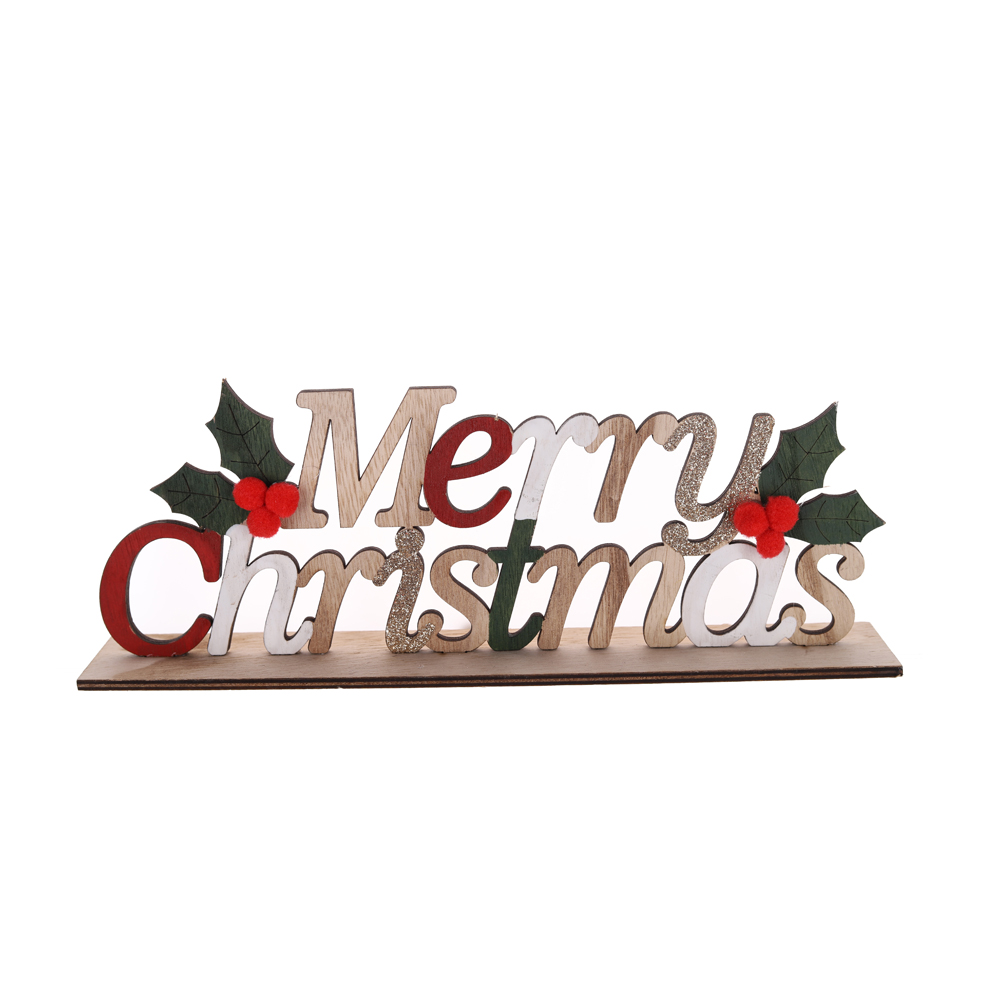 Precio de fábrica: Adornos navideños de Papá Noel para la mesa y la ventana del hogar, al por mayor - Tangchen 4