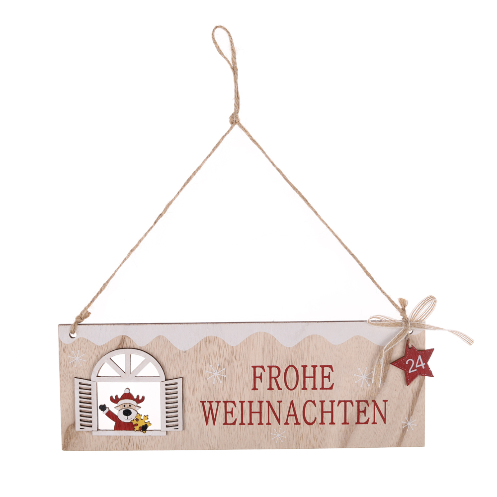 Fabrikpreis Frohe Weihnachten Weihnachtsmann Haustür Willkommen Hängende Dekoration Großhandel-Tangchen 8