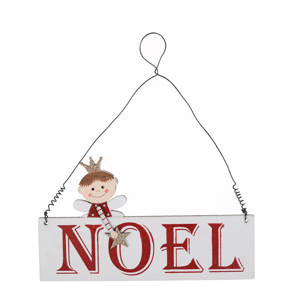 Bester Weihnachtsengel Willkommen Haustür Wandbehang Dekoration Fabrikpreis-Tangchen 2