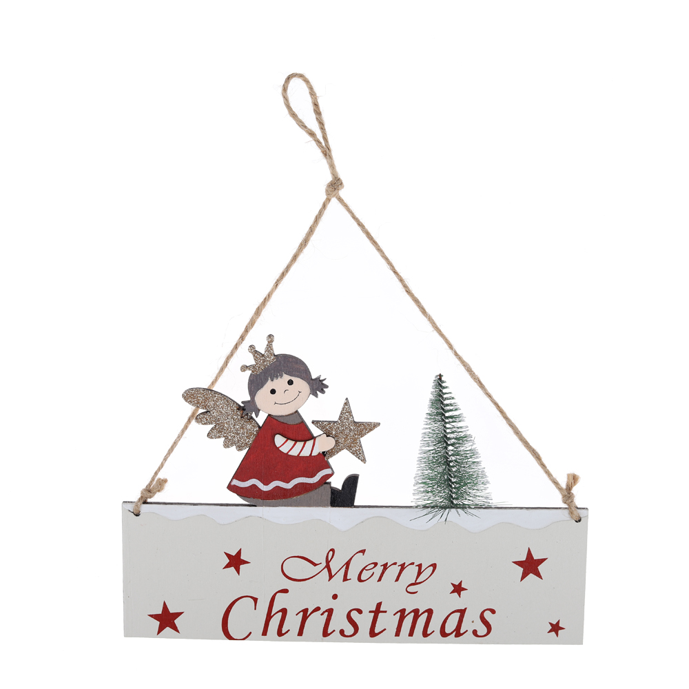 Bester Weihnachtsengel Willkommen Haustür Wandbehang Dekoration Fabrikpreis-Tangchen 7