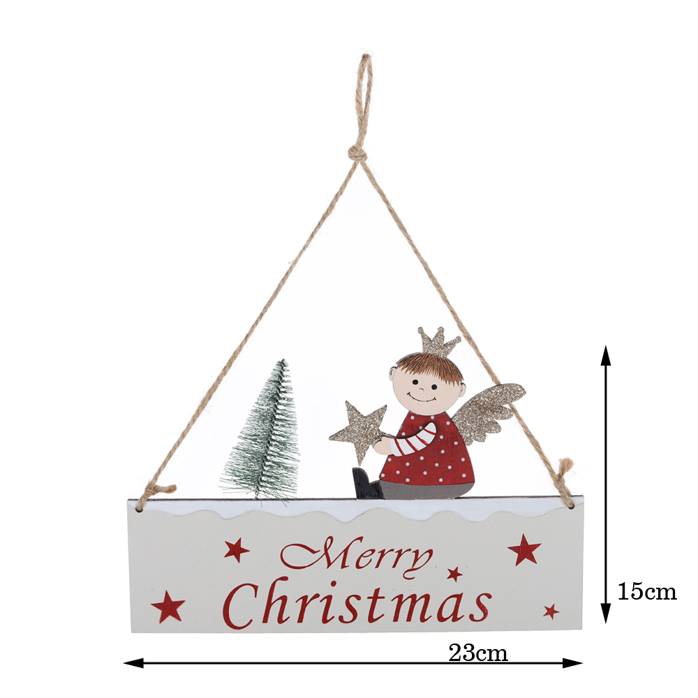 Bester Weihnachtsengel Willkommen Haustür Wandbehang Dekoration Fabrikpreis-Tangchen 5