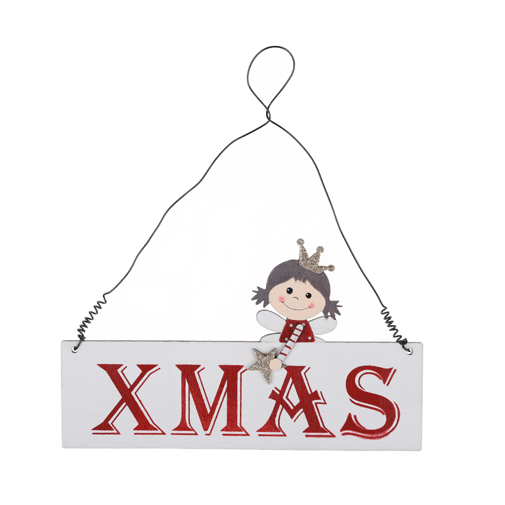 Bester Weihnachtsengel Willkommen Haustür Wandbehang Dekoration Fabrikpreis-Tangchen 6