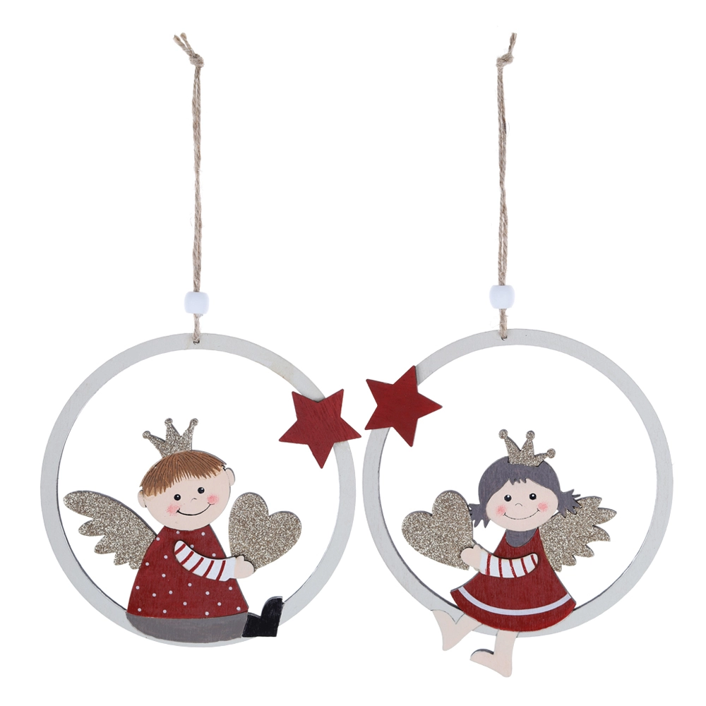 Hochwertiger Weihnachtsengel zum Aufhängen am Weihnachtsbaum, Großhandels-Tangchen 1