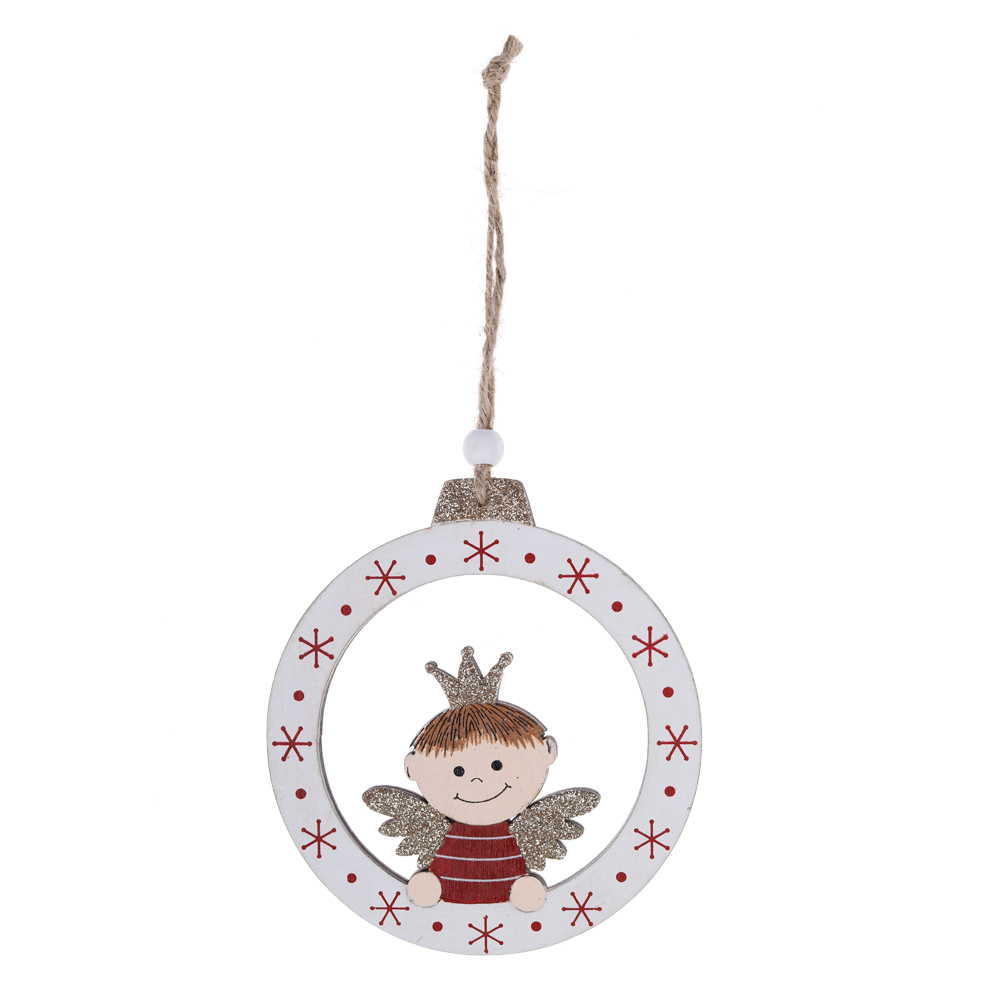 Ángel navideño de alta calidad para colgar en el árbol de Navidad, venta al por mayor - Tangchen 8