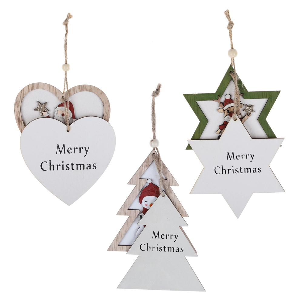China Christmas Heart Tree Star Shape Xmas Home Party Tree Hanging Wholesale-Tangchen 1
