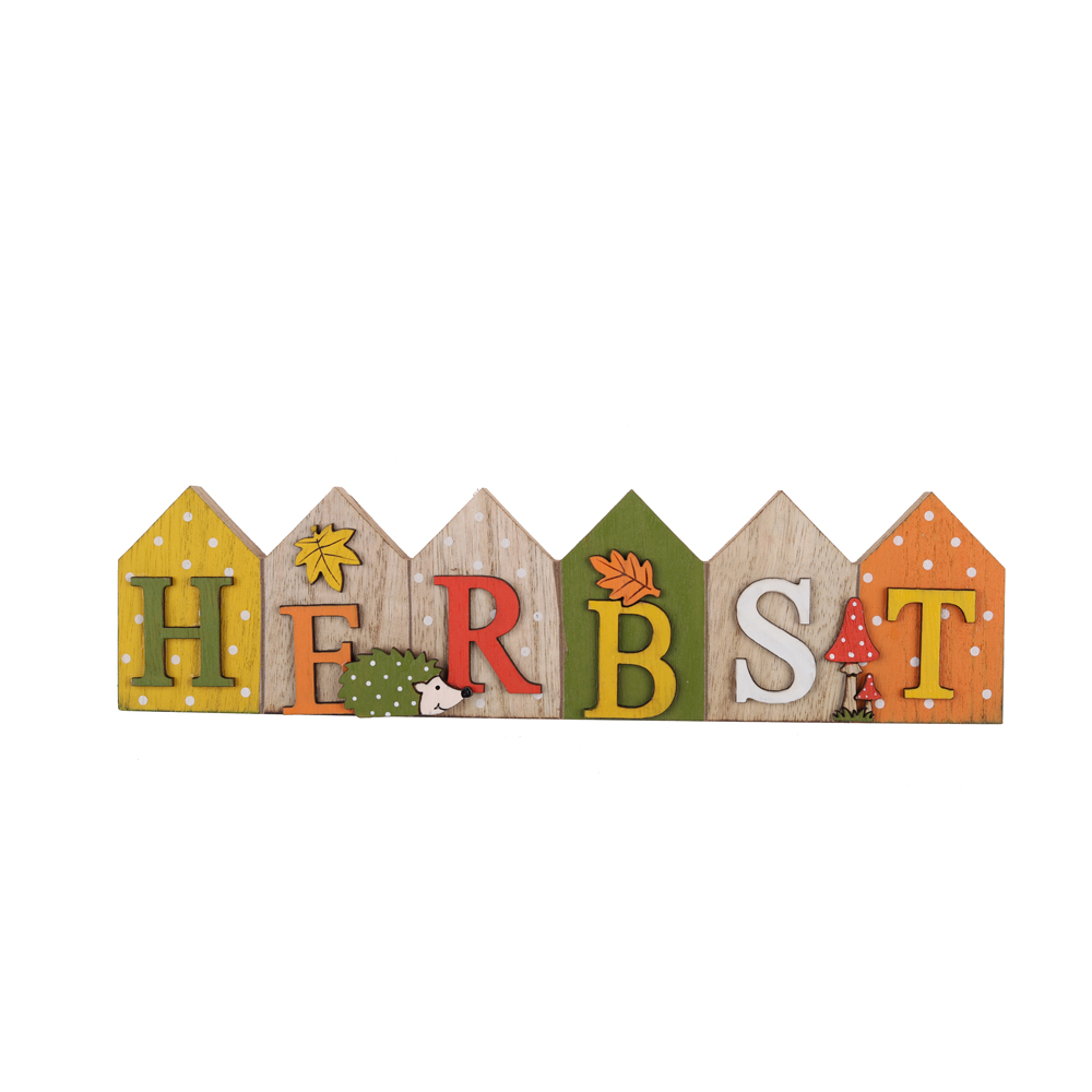 Fabrikpreis Ernte Holz Tischplatte HERBST Fensterdekorationen Großhandel-Tangchen 4