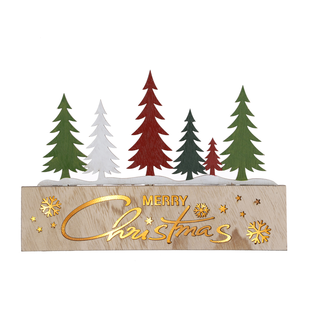 Weihnachtsbaum aus Holz, Tischdekoration, Wohnzimmer, Fensterdekoration, OEM mit gutem Preis-Tangchen 1