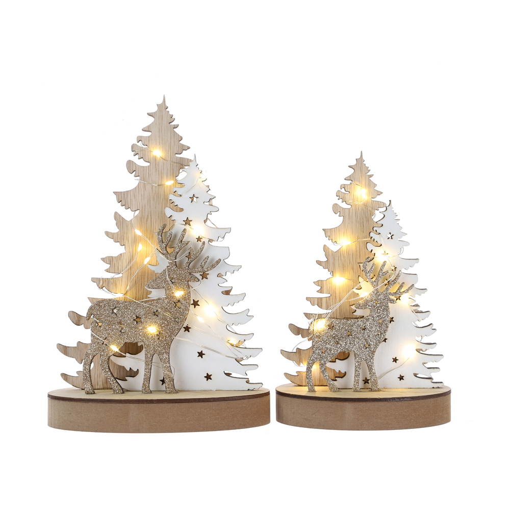 Weihnachtsbaum aus Holz, Tischdekoration, Wohnzimmer, Fensterdekoration, OEM mit gutem Preis-Tangchen 3