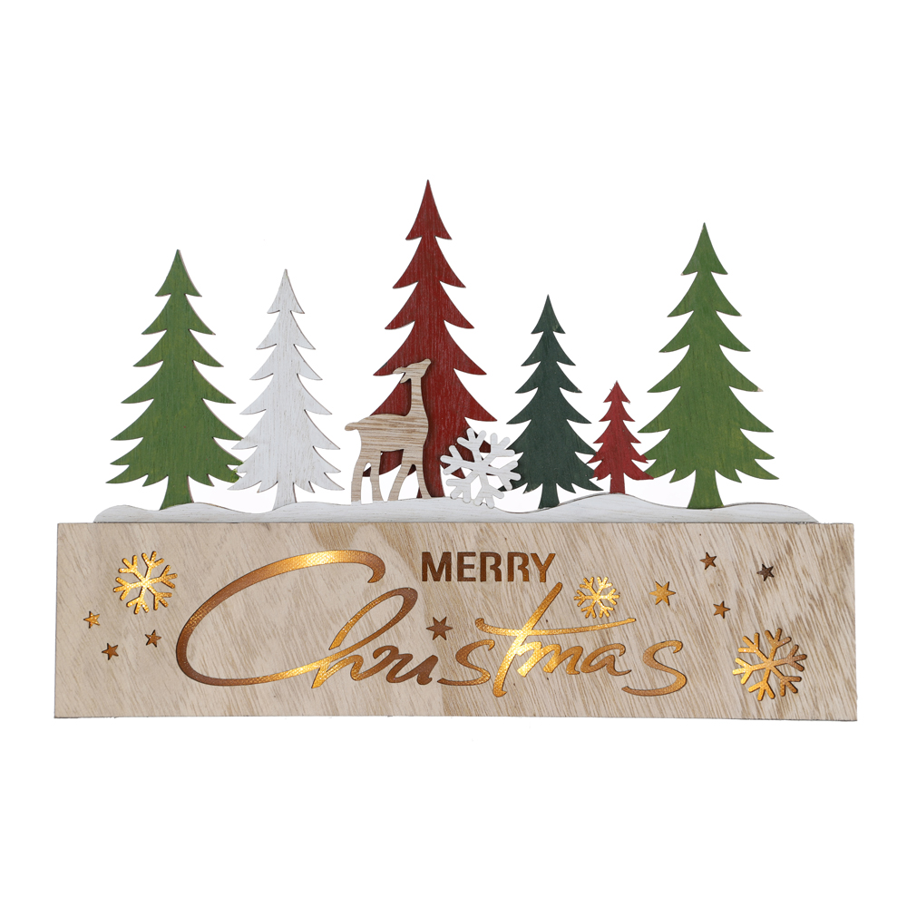 Weihnachtsbaum aus Holz, Tischdekoration, Wohnzimmer, Fensterdekoration, OEM mit gutem Preis-Tangchen 4