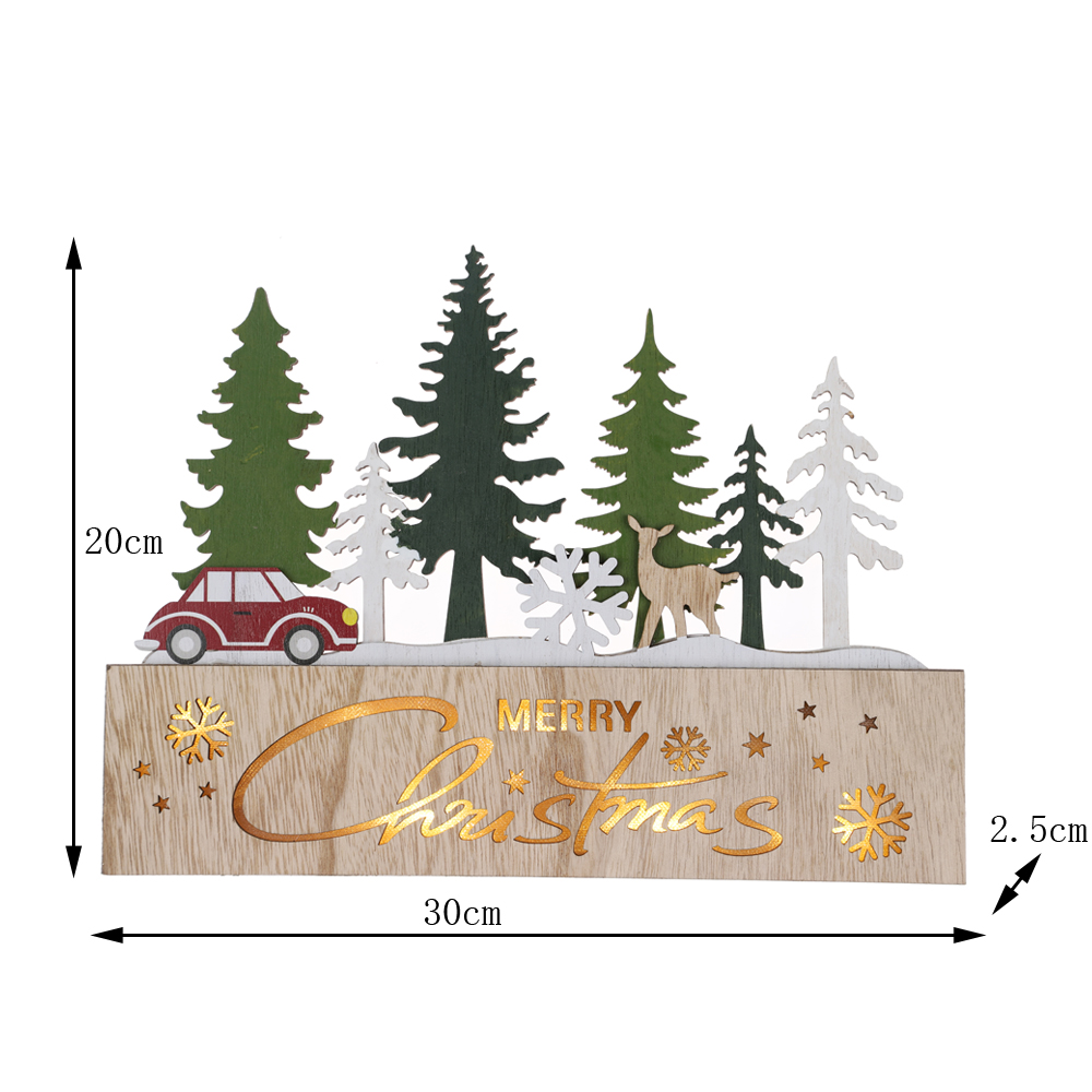 Weihnachtsbaum aus Holz, Tischdekoration, Wohnzimmer, Fensterdekoration, OEM mit gutem Preis-Tangchen 6