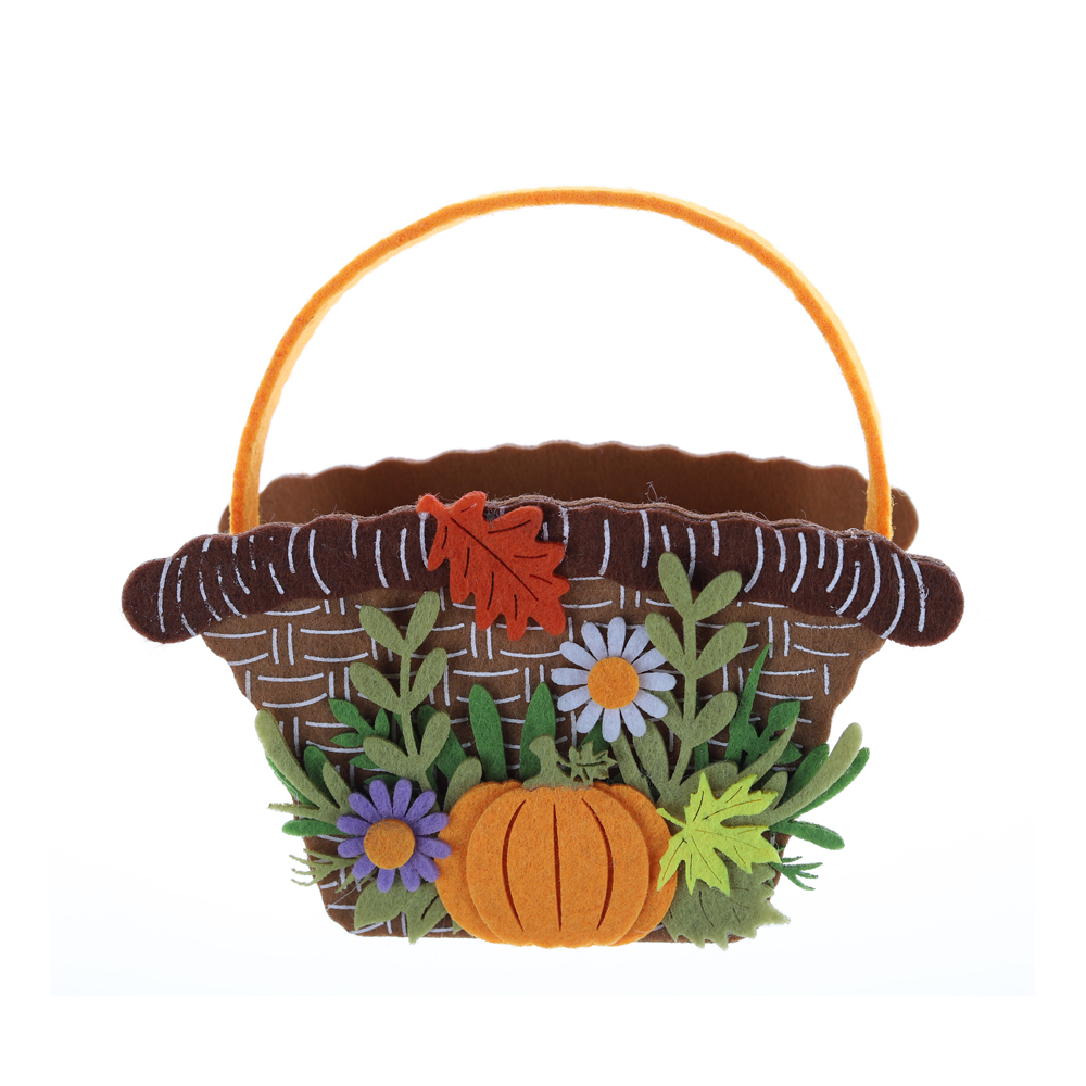 Bolsas de regalo de fieltro personalizadas para la cosecha de calabazas, decoraciones de cosecha de fábrica de China 5